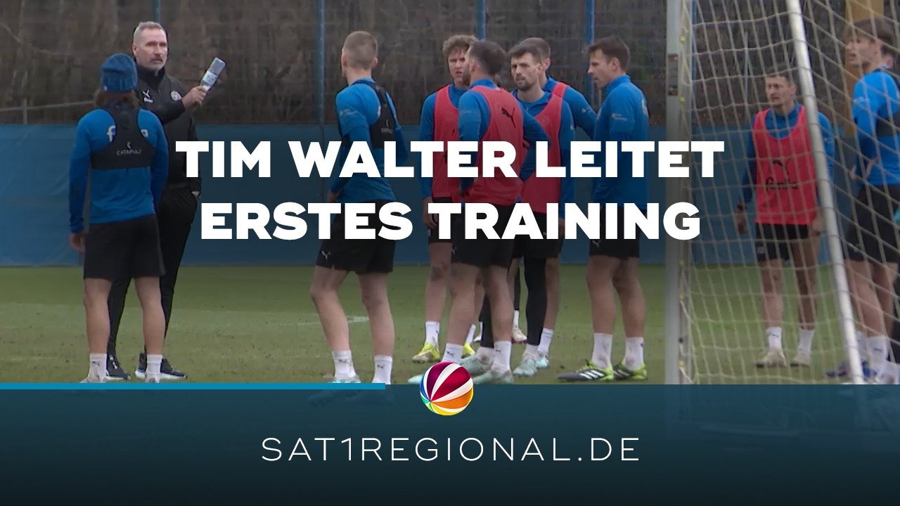 Tim Walter leitet erstes Training bei Holstein Kiel
