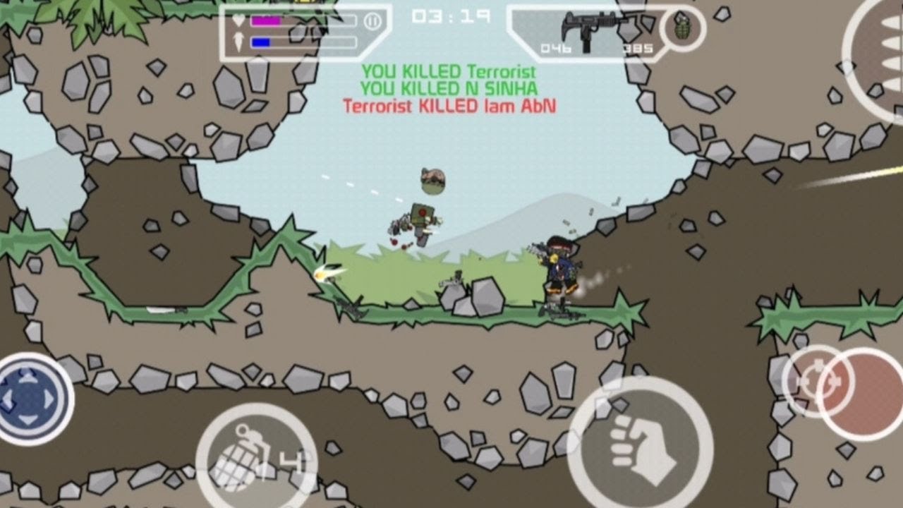 DAY-100 || MINIMILITIA DOODLE ARMY GAMEPLAY ||2026 LATEST UPDATE || 22 KILLS||OUTPOST MAP||