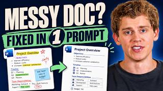 Fix a Messy Word Document in One Prompt (Microsoft Copilot)