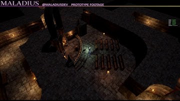 Procedural Level generator with dungeon tileset (first attempt)
