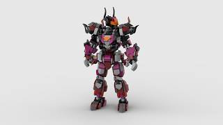 Building a Mythological Exosuit with 100% LEGO System Bricks! (She Phantom MOC)