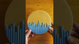 hiasan dinding dari sedotan #art #shorts#feedshorts