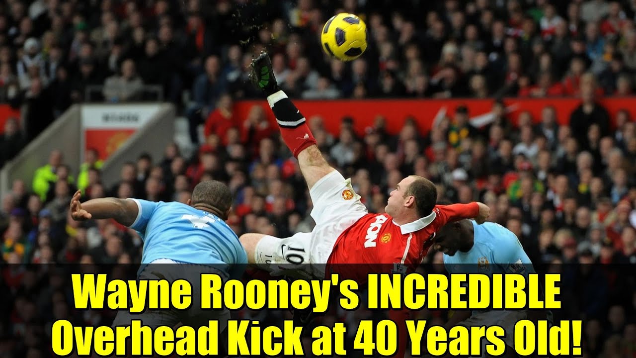 Wayne Rooney's INCREDIBLE Overhead Kick at 40 Years Old! | A League of Their Own