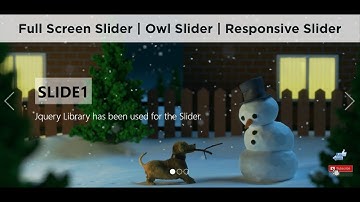 Owl Slider | Full Screen Slider | Responsive Content Slider | How to use Slider in Website