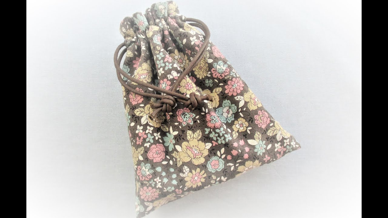 巾着袋作ってみた＆作り方 - YouTube