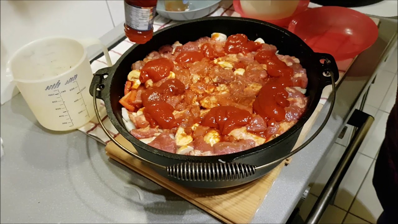Schaschliktopf im Dutch Oven YouTube