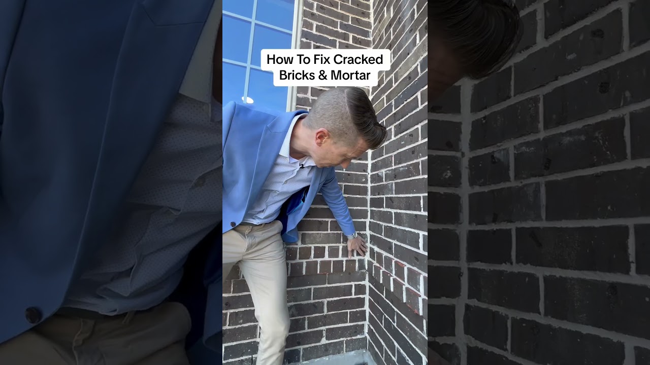 How To Fix Cracked Bricks & Mortar 🧱 
