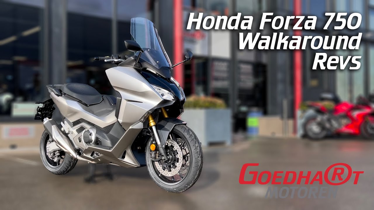 Honda Forza 750 [2021] WALKAROUND | START-UP | REVS - YouTube