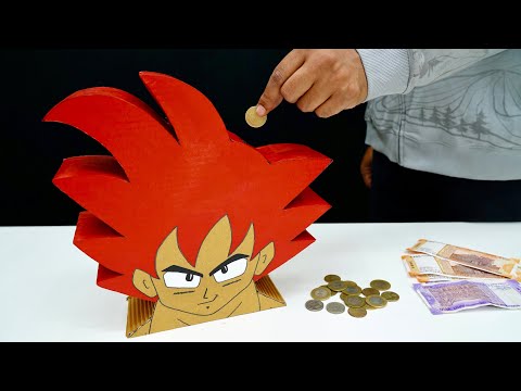 How to Make GOKU Money Saving Box with Passcode