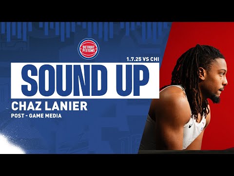 Post-Game Press Conference: Chaz Lanier | Pistons vs. Bulls  | 1.7.26