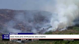 ΡΟΔΟΠΗ :ΕΚΔΗΛΩΣΗ ΚΑΤΑ ΜΕΣΟ ΟΡΟ ΑΝΩ ΤΩΝ ΔΥΟ ΠΥΡΚΑΓΙΩΝ ΑΝΑ 24ΩΡΟ