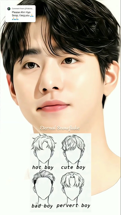Ahn Hyo Seop in different hairstyle✨️ #ahnhyoseop #kdrama #fyp #viral #trending #shorts
