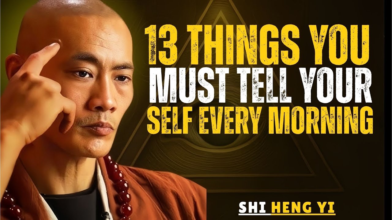13 Powerful Things To Tell Yourself Every Morning | Shi Heng Yi Motivation.