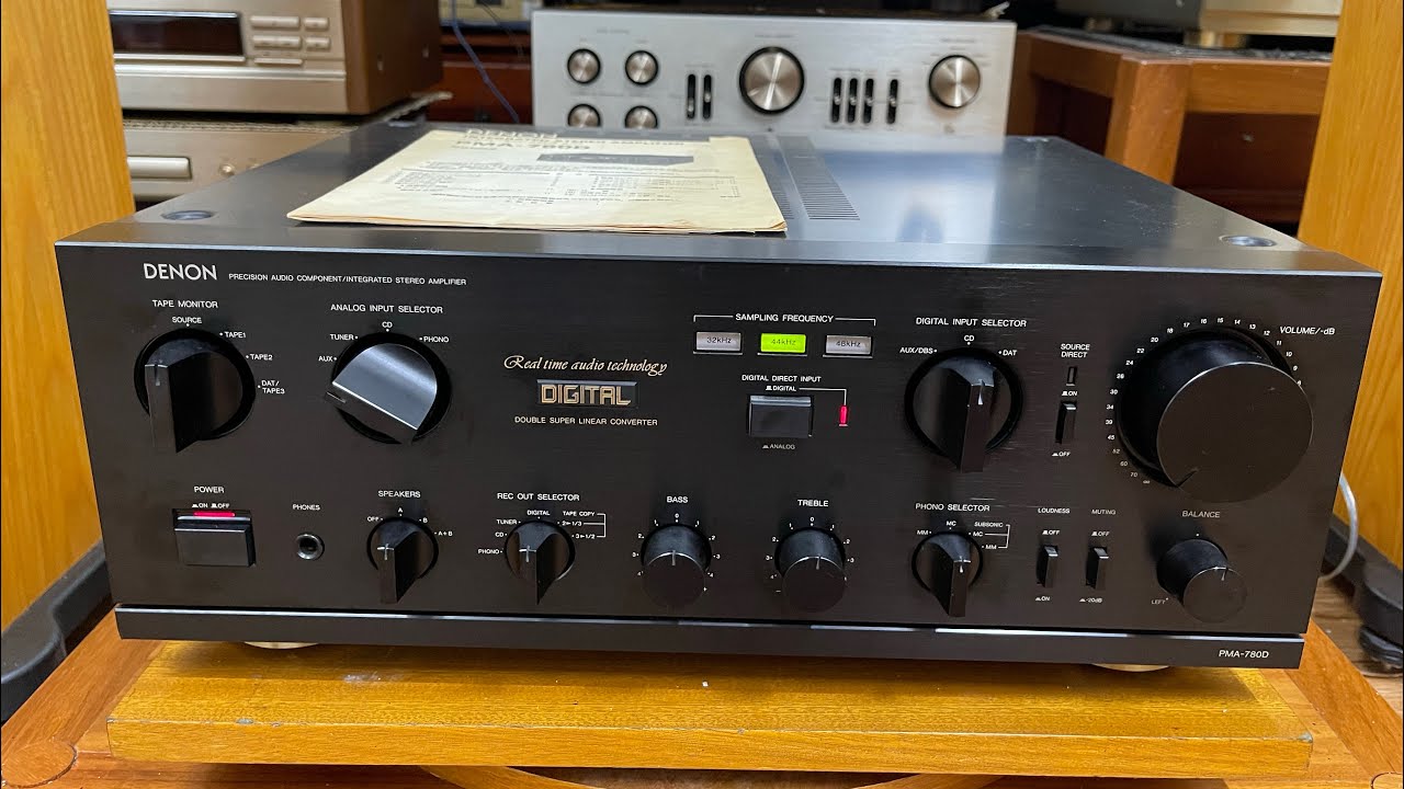 DENON DIGITAL-PRE MAIN AMP いじめ PMA-780D