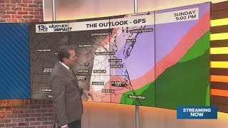 Is there a chance for wintry mix and snow this Sunday?