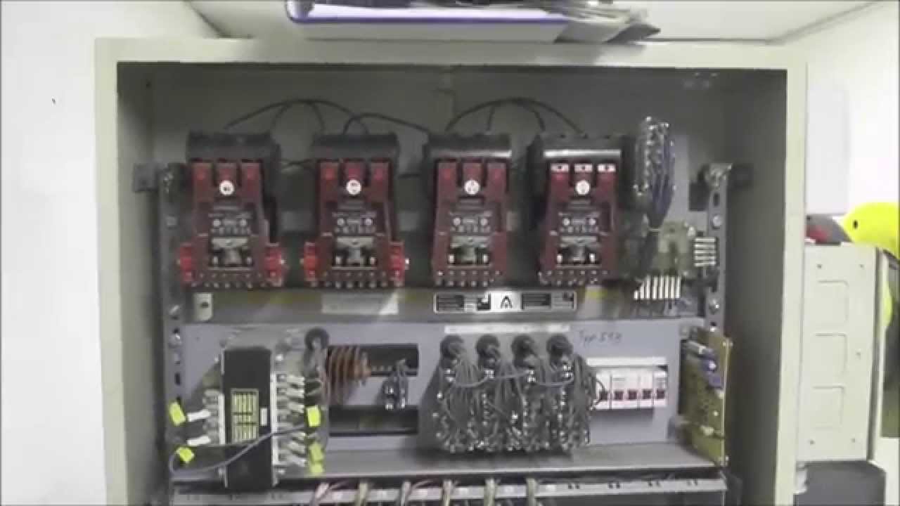 Unlocked machine room 1979 Thyssen Traction elevator @ Drottninggatan 23, Gävle