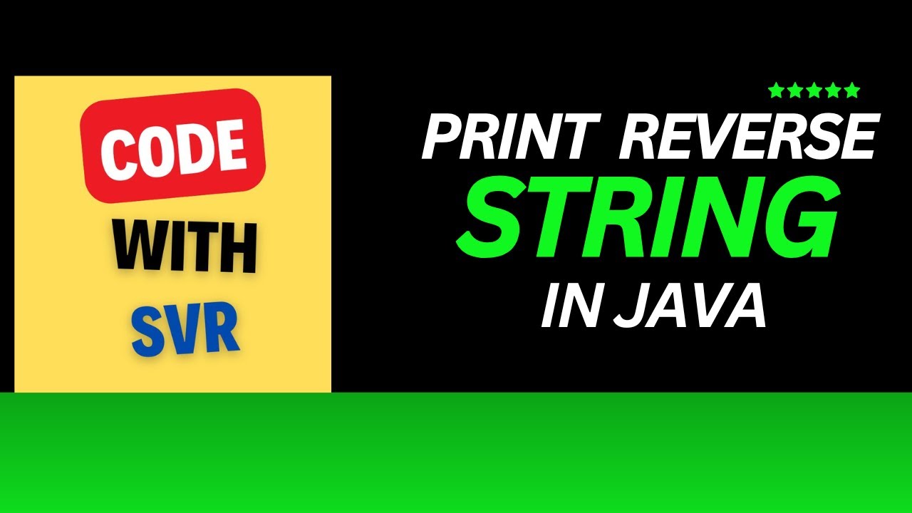 Reverse a String in Java | Easy Java Program - YouTube