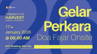 DOA FAJAR ONSITE | Sabtu, 15 Januari 2026 | Pkl 05.00 WIB | GBI WTC Serpong
