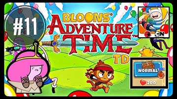 Bloons Adventure Time TD - Walkthrough Gameplay - Part 11 (Zombie Bloons!? )