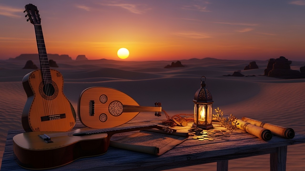 Arabic Ambient Music for Inner Peace 🕊️ Calm Middle Eastern Instrumentals for Relaxation