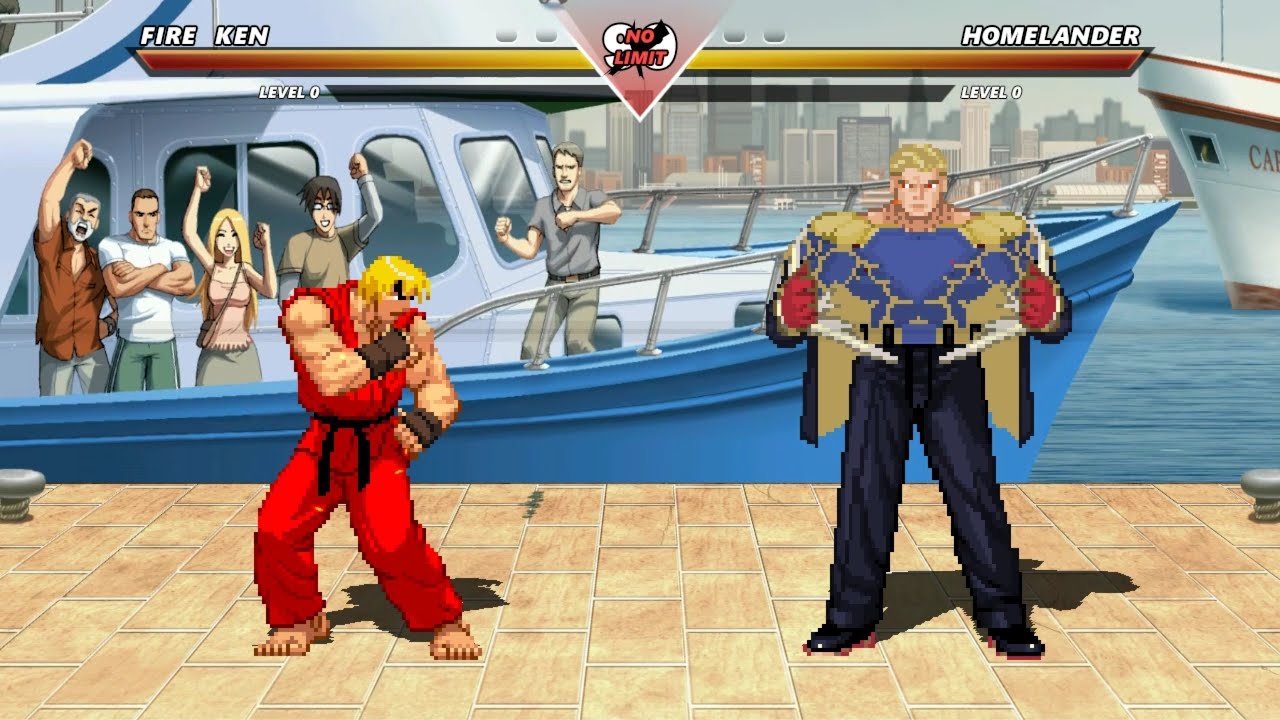 FIRE KEN vs HOMELANDER - Highest Level Amazing Fight! - YouTube