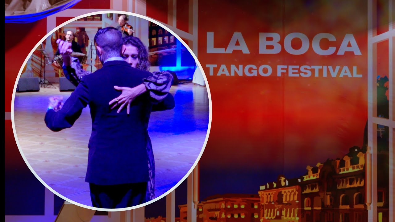 Julian Sanchez и Bruna Estellita танцуют на La Boca FEST & CUP 2024 // 2024.04.06