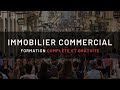 Immobilier commercial  formation complete  gratuite