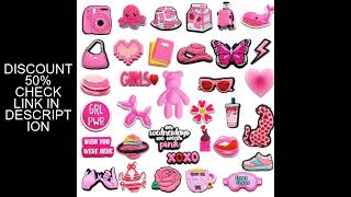 PVC shoe Charms Garden Shoe Decoration pink girl bear dog bag Buckle for bag pins clog Accessories