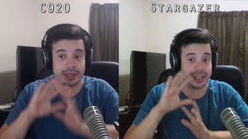 Razer Stargazer VS Logitech C920 - 60FPS and Background Removal