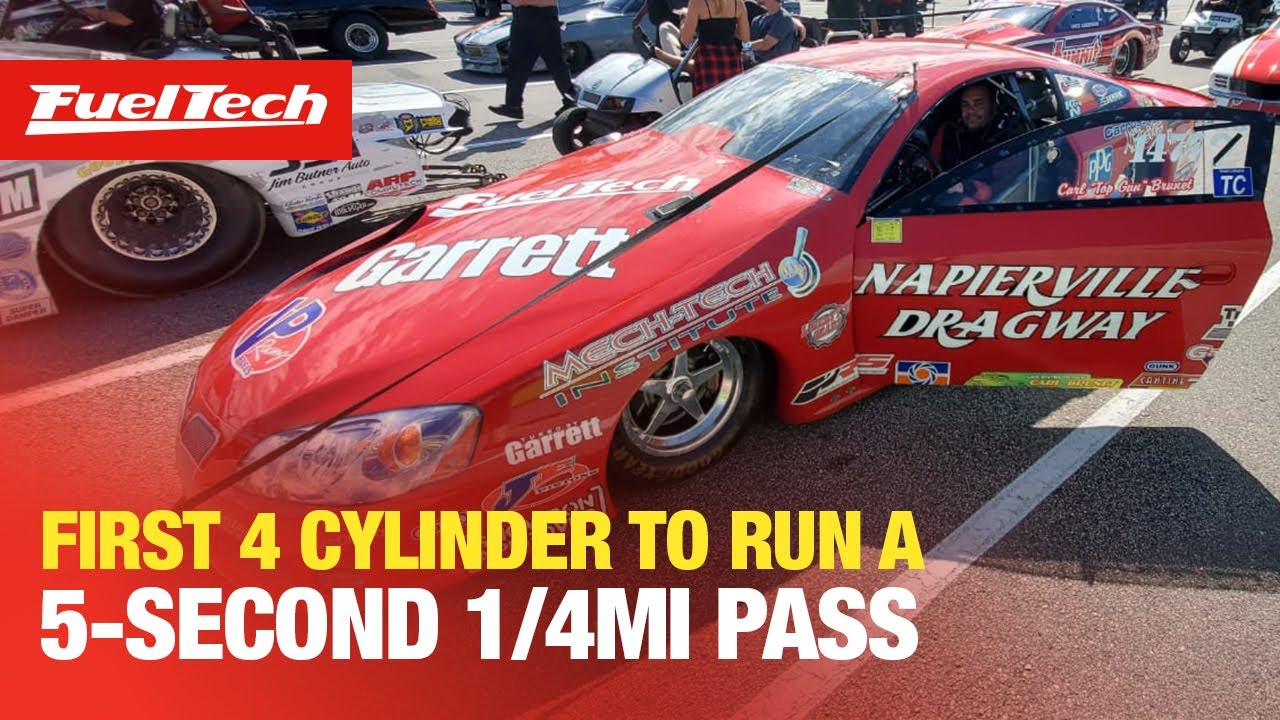 First 4 cylinder to run a 5-SECOND 1/4mi pass 😱