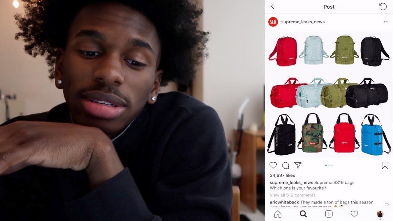 Supreme SS19 Lookbook/Review *BAGS* YouTube