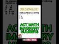 ACT MATH imaginary numbers mastery #sat #satmath #act #actmath #imaginary