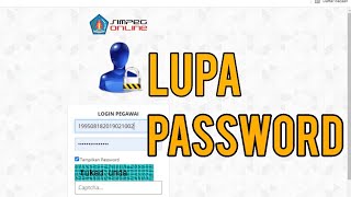 CARA RESET ULANG PASSWORD SIMPEG ONLINE screenshot 5