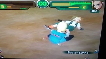 Dragonball Z Budokai Android 18 Buster Swing on Android 18 Alternate Ko Ryona