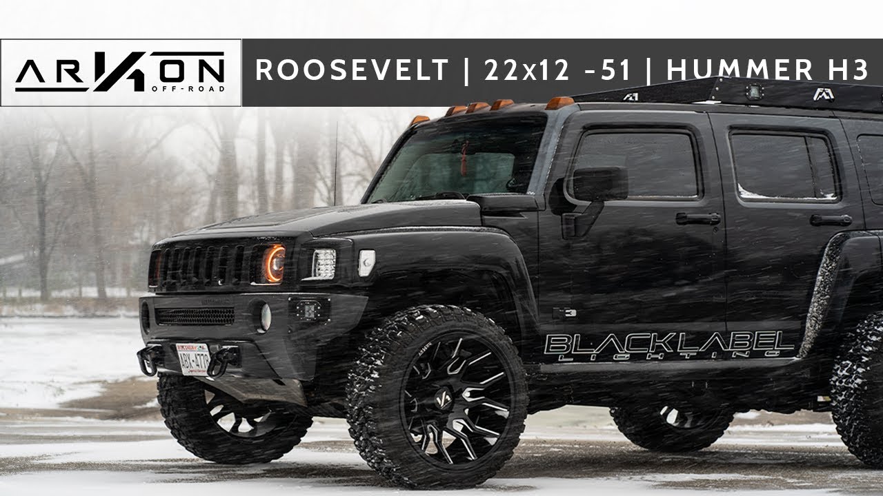 ARKON Roosevelt 22x12 -51 2006 Hummer H3