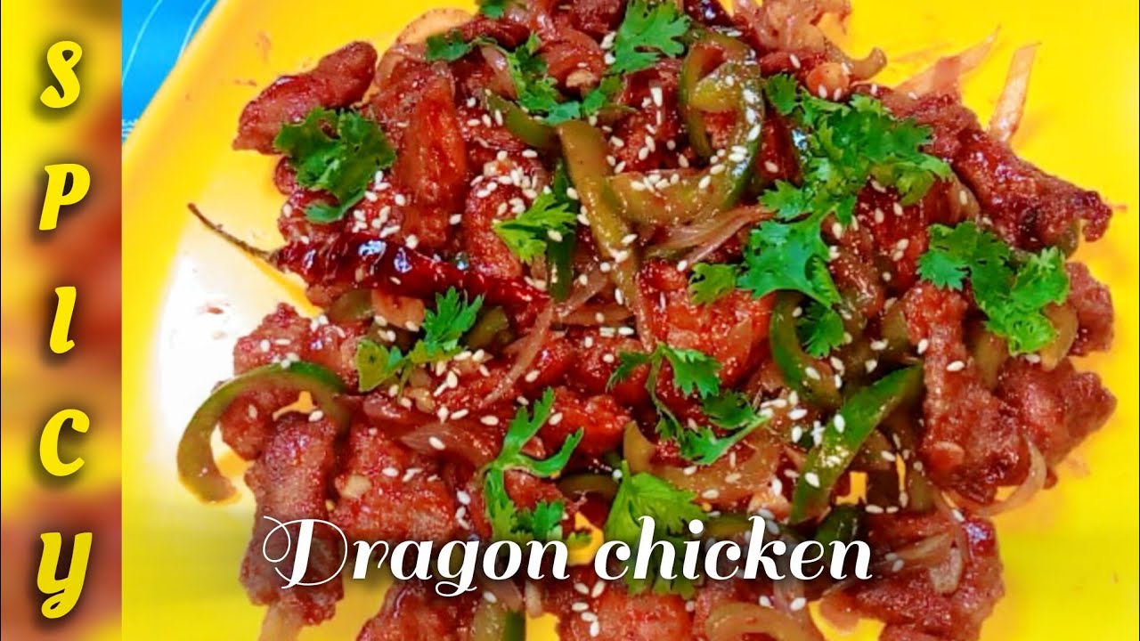Dragon chicken recipe/কিছুমাত্র উপকরণ দিয়ে ঘরোয়া স্টাইলে ড্রাগন চিকেন রেসিপি/Chinese Starter 