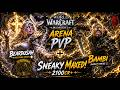 Beat a 2240 MMR Assa/Disc Team And It Wasn't EZ! | 2v2 Arena Midnight WOW PVP