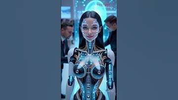 🔬 Lifelike Female Robot’s Face Opens to Expose Glowing Circuits at Future Tech Showcase ⚙️✨