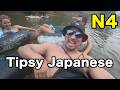 Tipsy Tubing in Laos! | Easy Japanese N5-N4