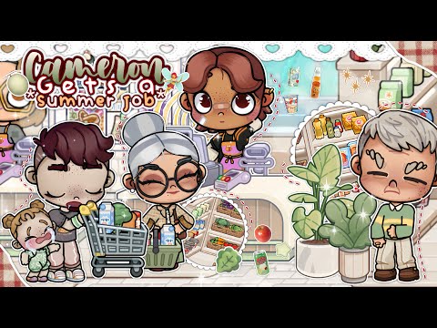 Cameron gets a summer job *working at a grocery store* ⋮ ⌗ ┆🍈🛒🧚‍♀️|| *with voice* || avatar world
