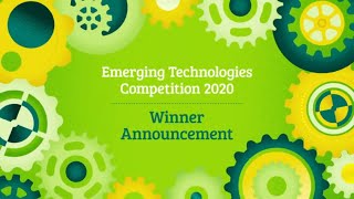 Emerging Technologies Competition 2020 Health winner