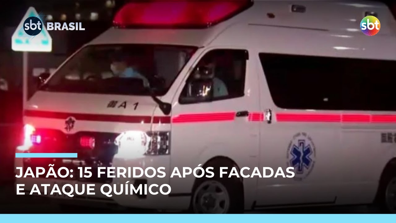 Ataque com faca deixa 15 feridos em fábrica no Japão | #SBTBrasil