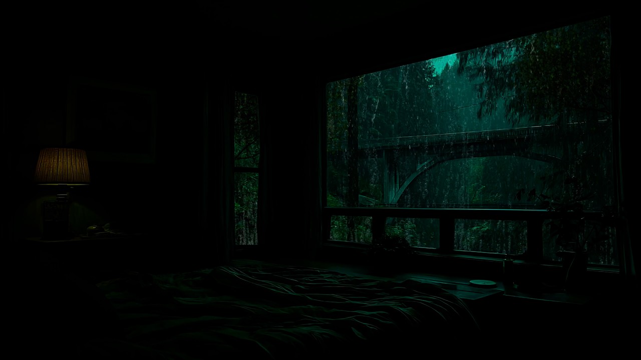 Rain Sounds in a Tranquil Garden(No Ads) 🌧 | For Deep Sleep & Relaxation