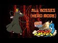 Naruto Shippuden: Ultimate Ninja Storm 3 | ALL BOSSES | Hero Mode