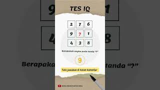 IQ TEST ! Bisakah kamu menyelesaikan teka teki angka ini ? #shorts #iqtest