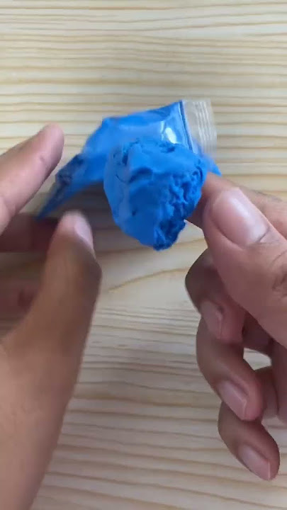 Plasticine clay review color blue