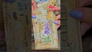 flipping through all my handmade junk journal ephemera #tealandtattered #junkjournal