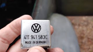 CLASSIC VW-  NO HEADLIGHTS? 1972 SUPER BEETLE. SERIES .