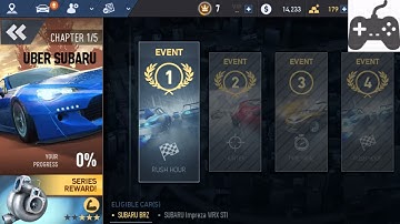 Need for speed no limits Car series Uber Subaru Event 1 GAMEPLAY Full HD new version IOS, ANDROID