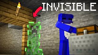Can I beat Minecraft If Mobs are Invisible?